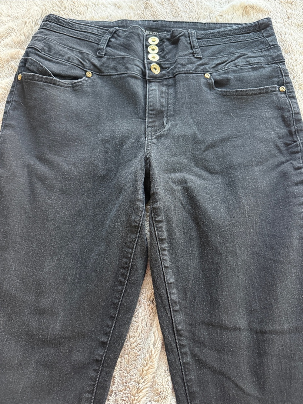 Classic Black Women's High-Rise stretch jeggins size 13 14